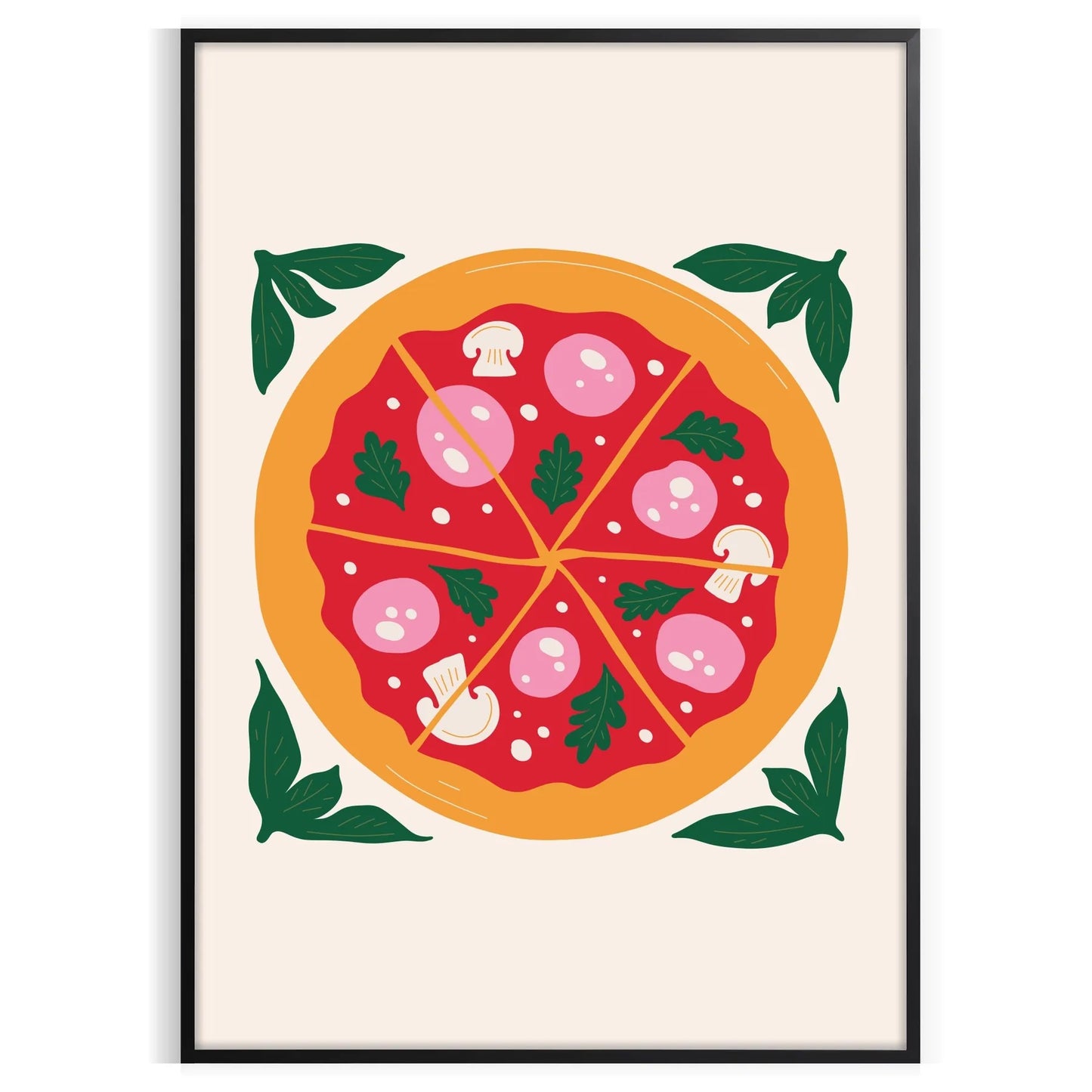 kitchen decor 79 Art poster vibrant blend green orange hues modern touch space stunning wall ideal gift lovers various sizes A4 cm A0