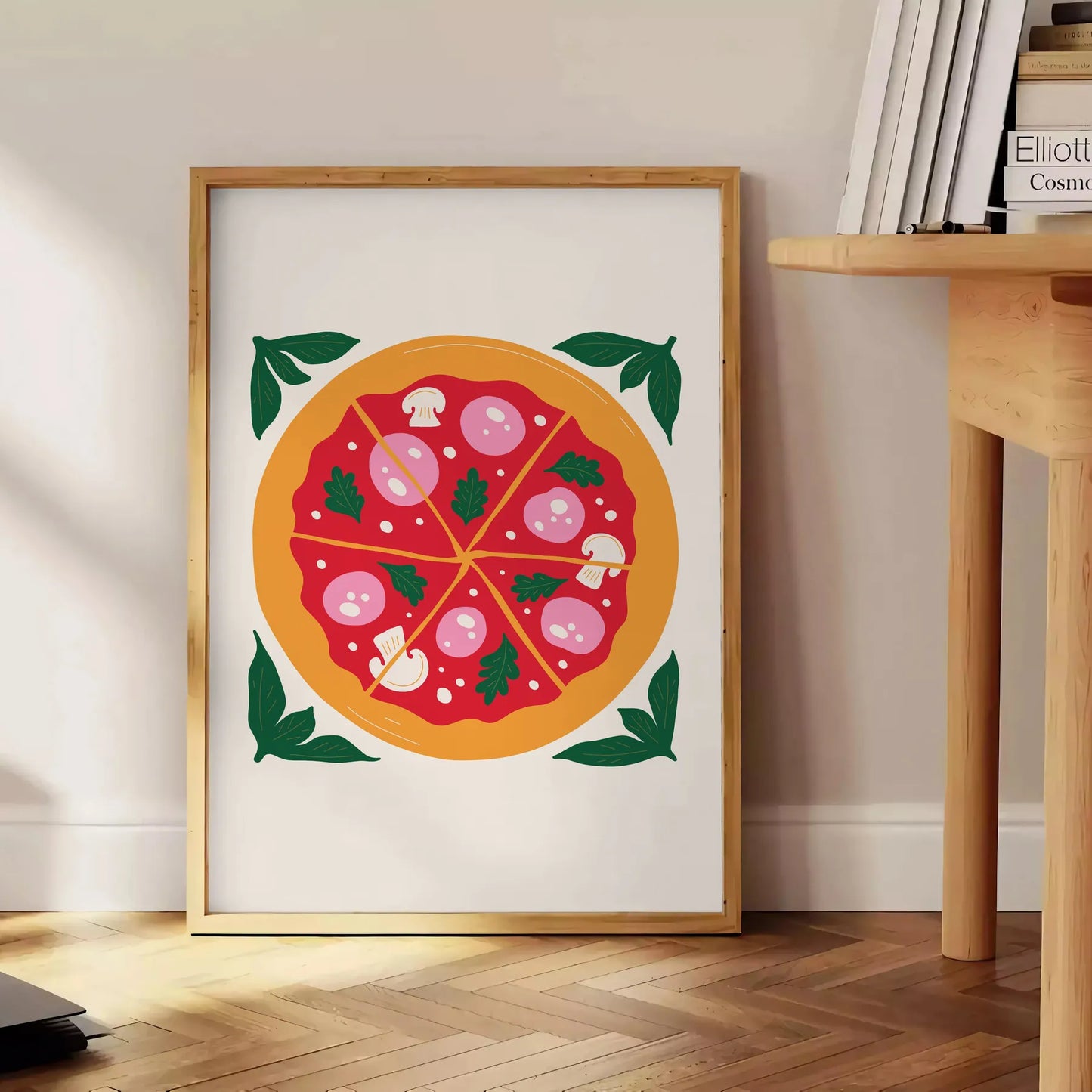 kitchen decor 79 Art poster vibrant blend green orange hues modern touch space stunning wall ideal gift lovers various sizes A4 cm A0