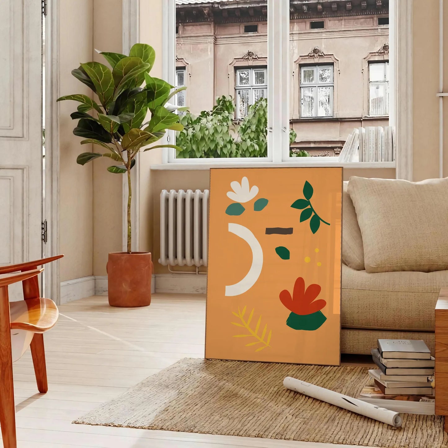 culinary space Kitchen 95 poster vibrant green white palette captivating wall art ideal gift cooking enthusiasts stylish version elegant unframed option décor