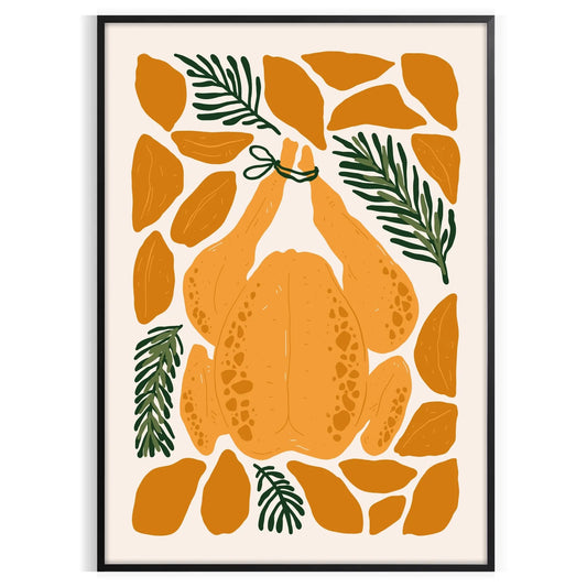 kitchen decor vibrant 75 poster greens oranges stunning wall art unique print thoughtful gift variety sizes A4 cm A0