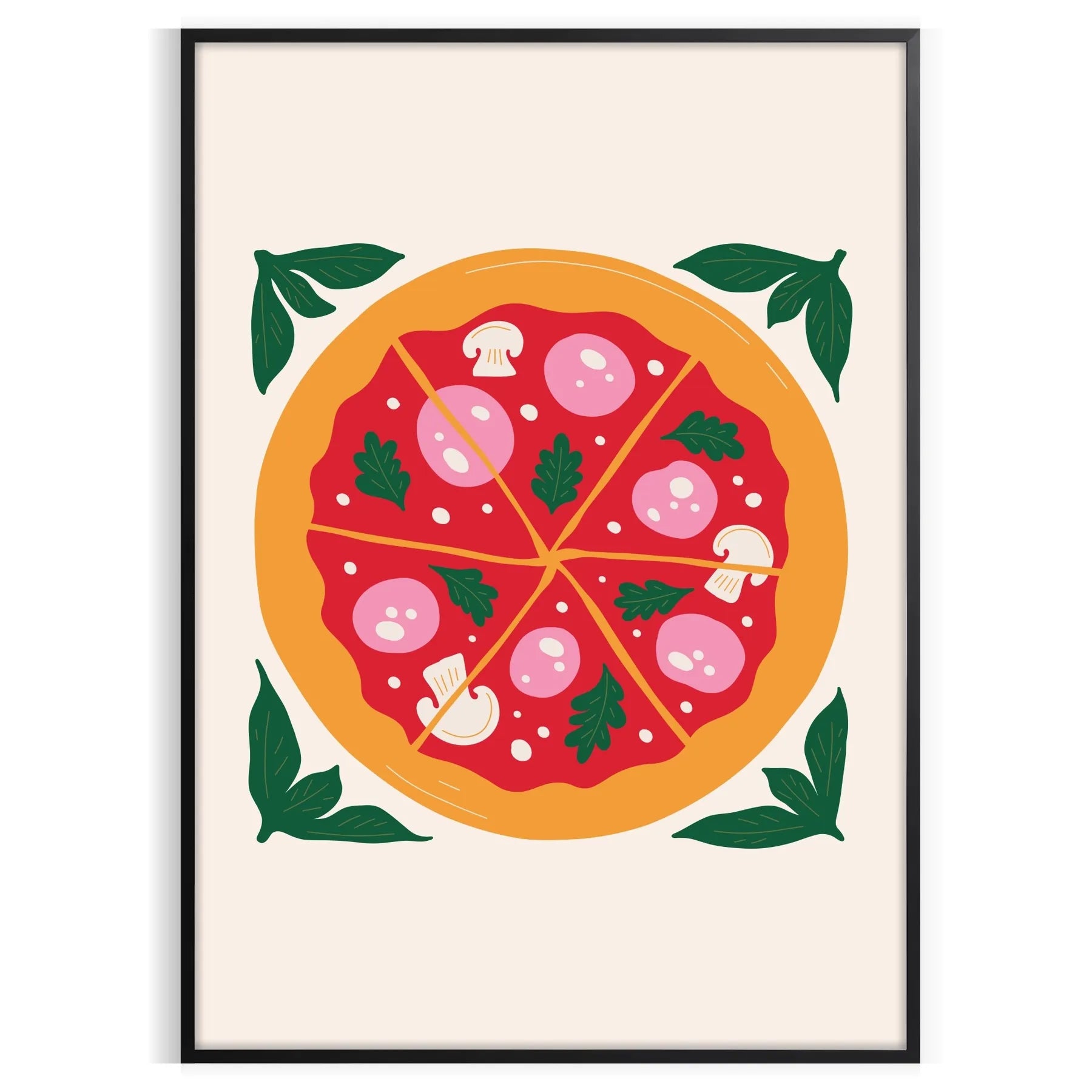 kitchen decor 79 Art poster vibrant blend green orange hues modern touch space stunning wall ideal gift lovers various sizes A4 cm A0