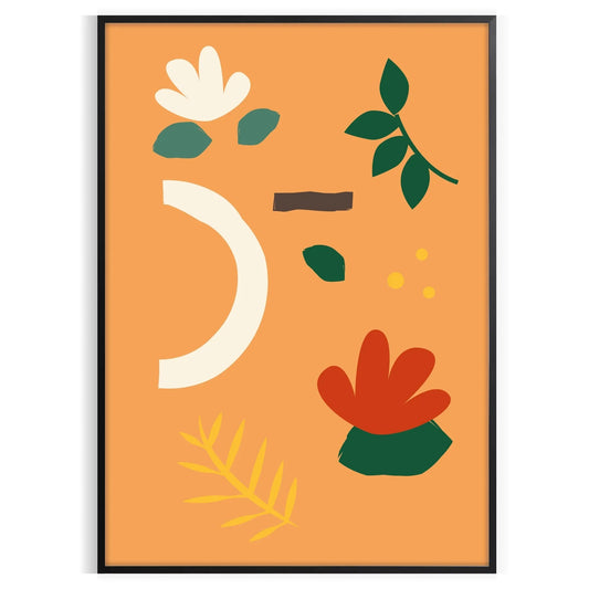 culinary space Kitchen 95 poster vibrant green white palette captivating wall art ideal gift cooking enthusiasts stylish version elegant unframed option décor