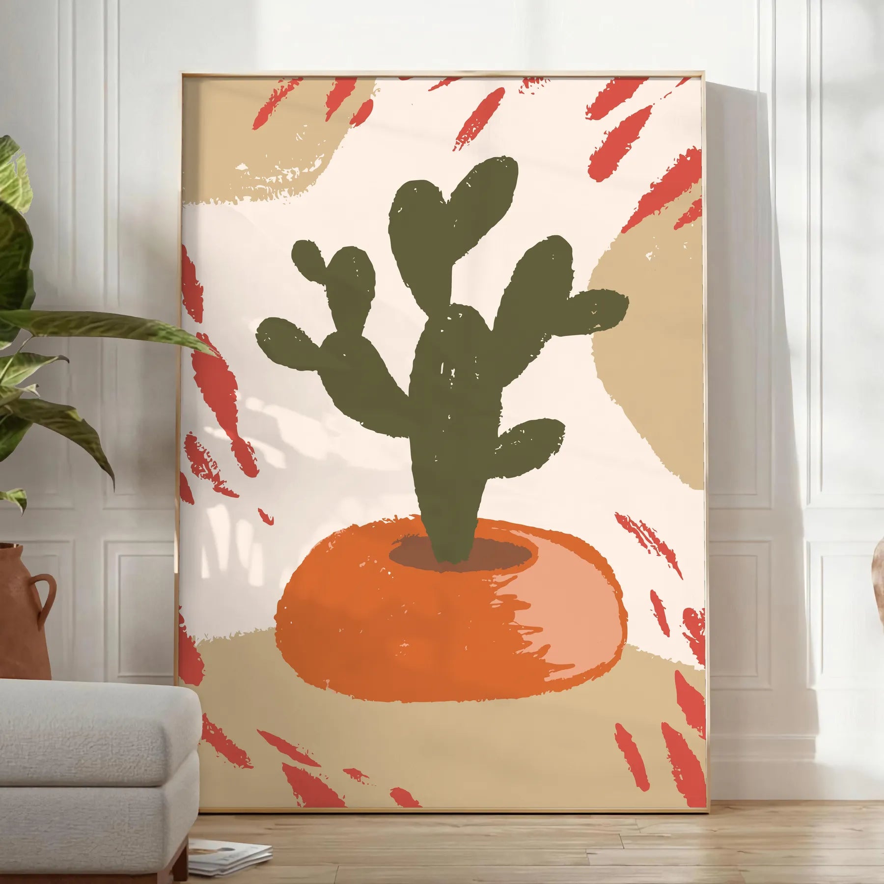kitchen 87 poster vibrant fusion green orange eye wall art perfect splash color space unique gift addition home decor standalone print