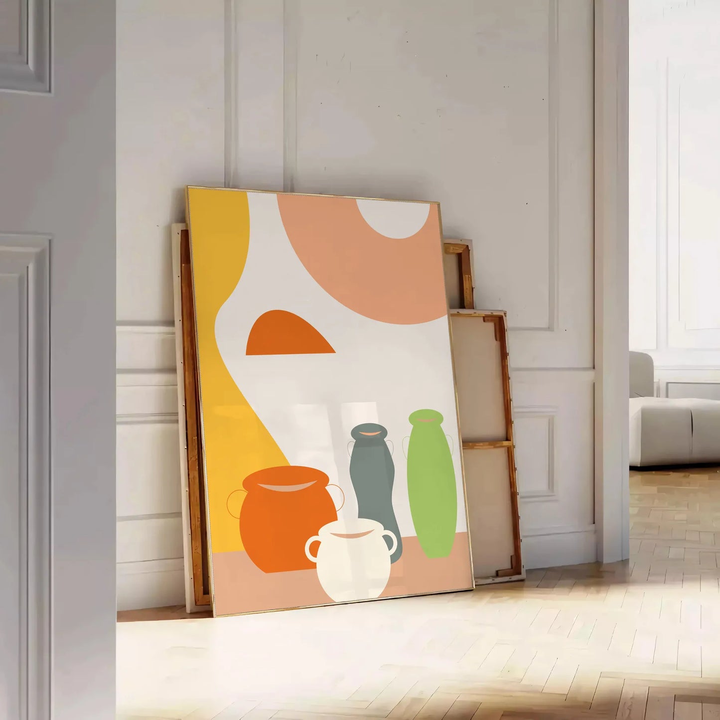 kitchen décor stunning 92 poster vibrant green orange hues eye wall art perfect gift food lovers design enthusiasts print sizes A4 cm A0