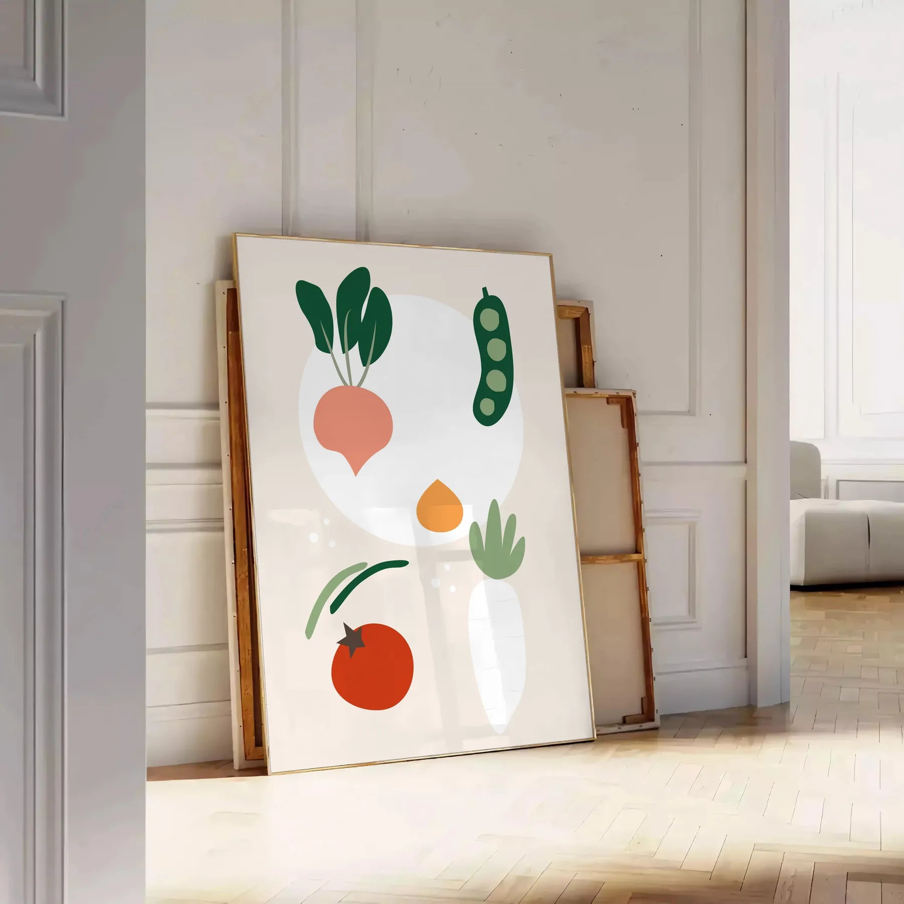 kitchen decor 93 poster sophisticated blend gray green hues stunning wall art elegance space perfect gift home enthusiasts A4 medium large cm A0 sizes