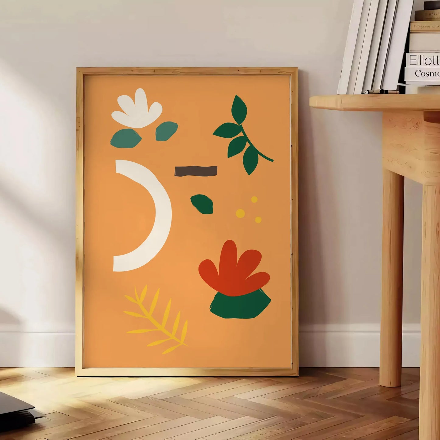 culinary space Kitchen 95 poster vibrant green white palette captivating wall art ideal gift cooking enthusiasts stylish version elegant unframed option décor